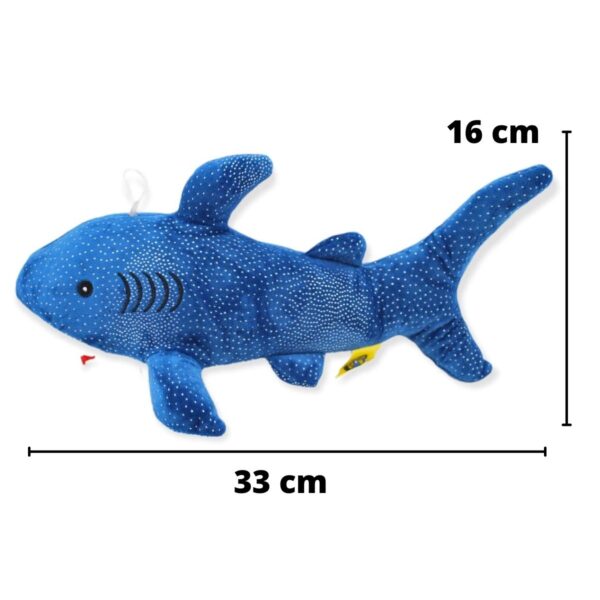 tiburon de peluche azul manchas blancas 2