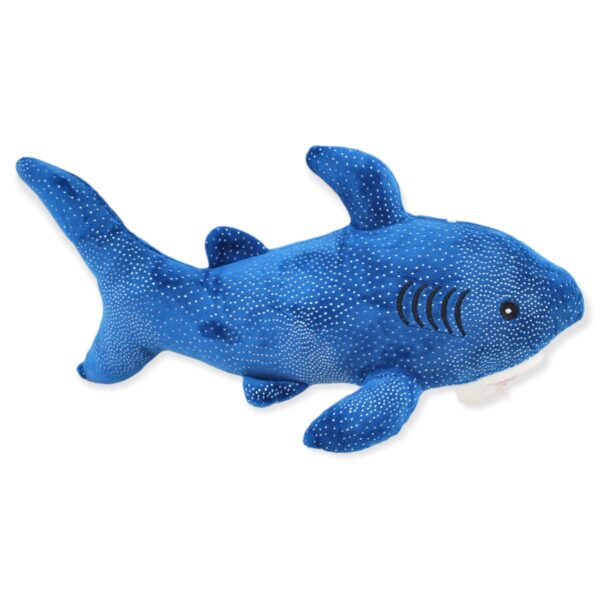 tiburon de peluche azul manchas blancas 4