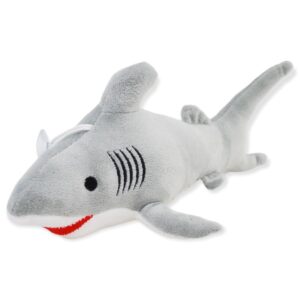 tiburon de peluche gris 30 cm