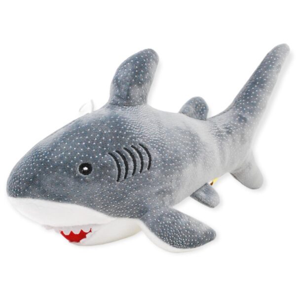 tiburon de peluche gris 32 cm