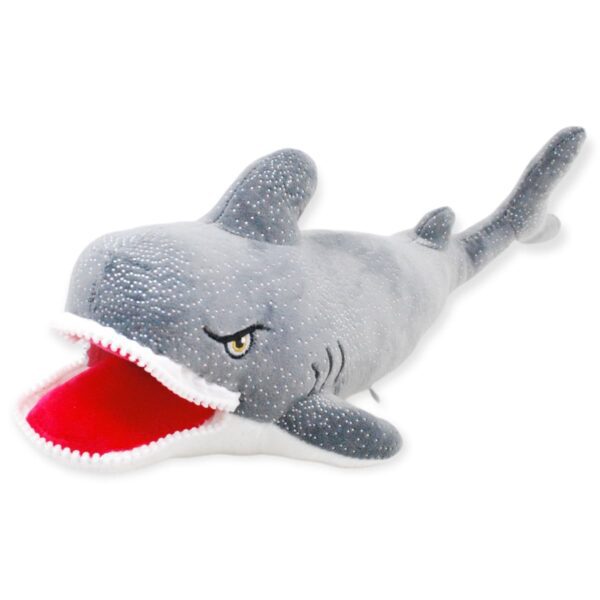 tiburon de peluche gris 45 cm 2