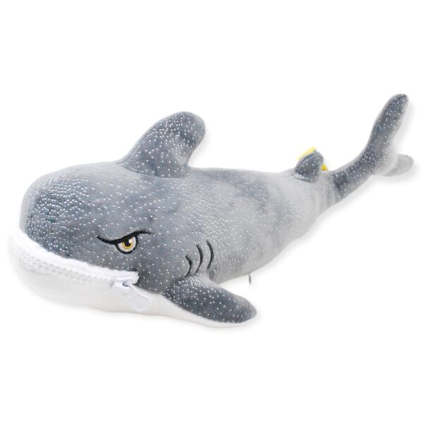 tiburon de peluche gris 45 cm