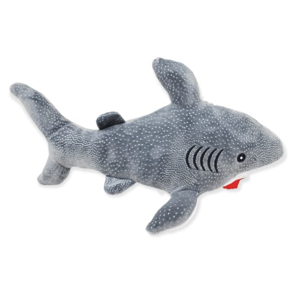 tiburon de peluche gris manchas blancas 4