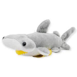 tiburon martillo de peluche gris