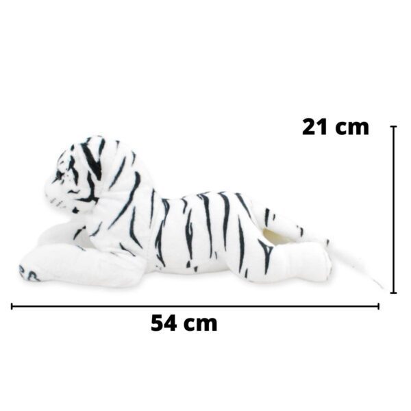 tigre de bengala de peluche echado 2