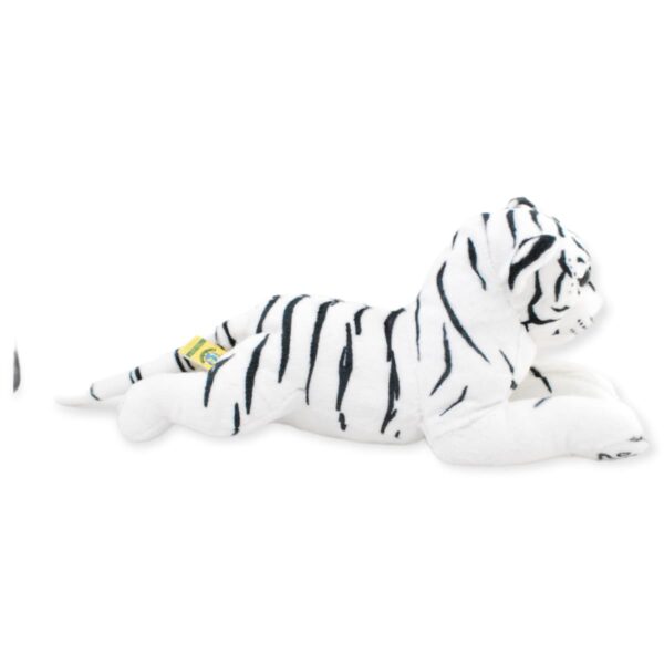 tigre de bengala de peluche echado 4