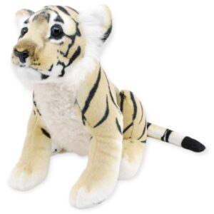 tigre de peluche bebé blanco