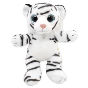 tigre de peluche bebe blanco