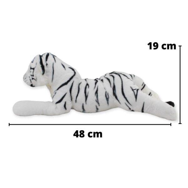 tigre de peluche bebe echado grande 2