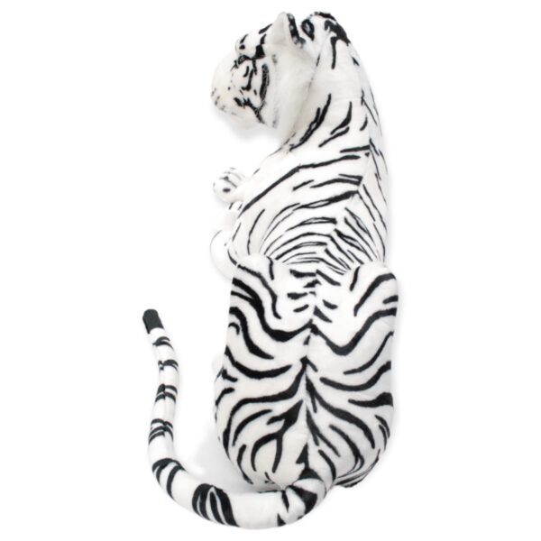 tigre de peluche blanco con sonido extragrande 4