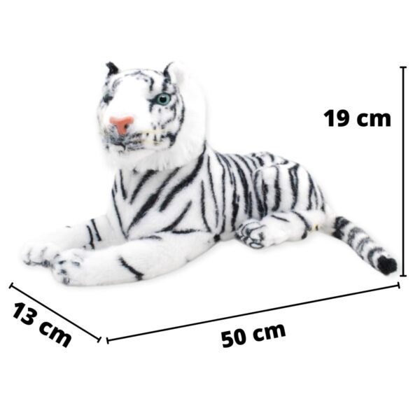 tigre de peluche blanco grande 2