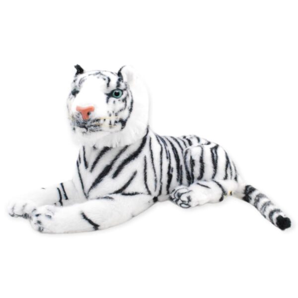 tigre de peluche blanco grande