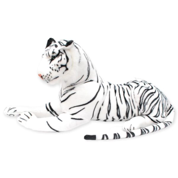 tigre de peluche blanco grande con sonido 3