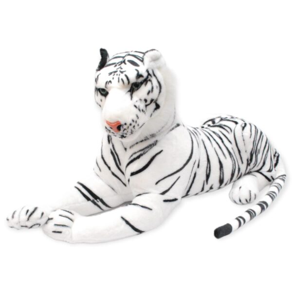 tigre de peluche blanco grande con sonido