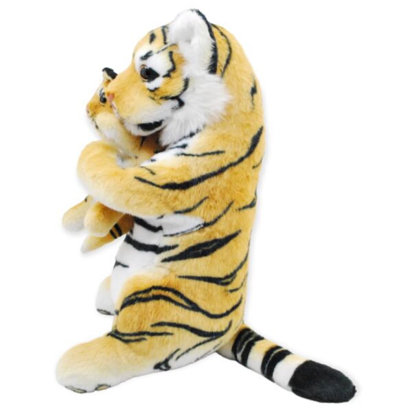 tigre de peluche con bebe pequeño 3