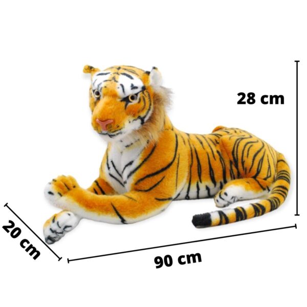 tigre de peluche con sonido realista grande 2