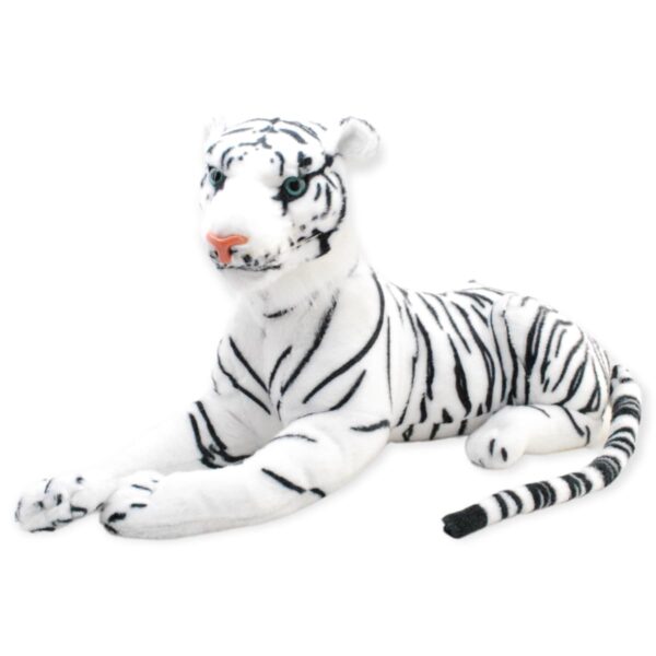 tigre de peluche grande blanco con sonido