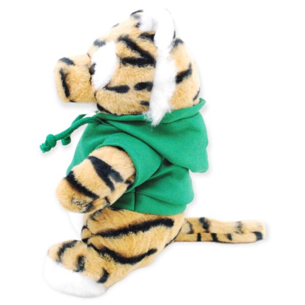 tigre de peluche rayado sueter verde 3