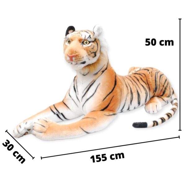 tigre de peluche realista gigante con sonido 2