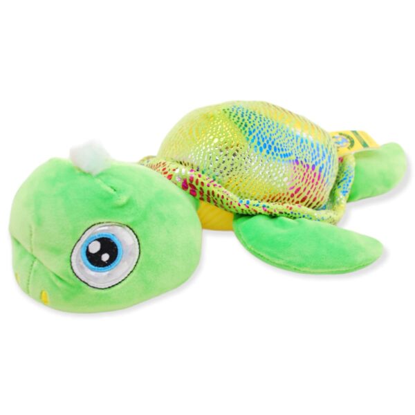 tortuga de peluche color aqua