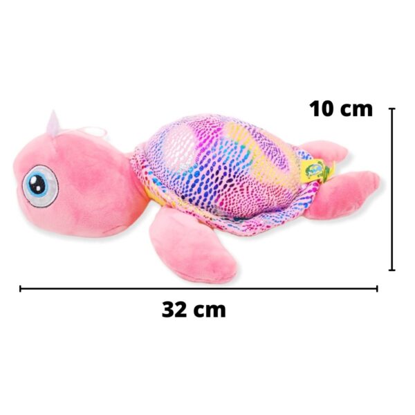 tortuga de peluche rosa 2