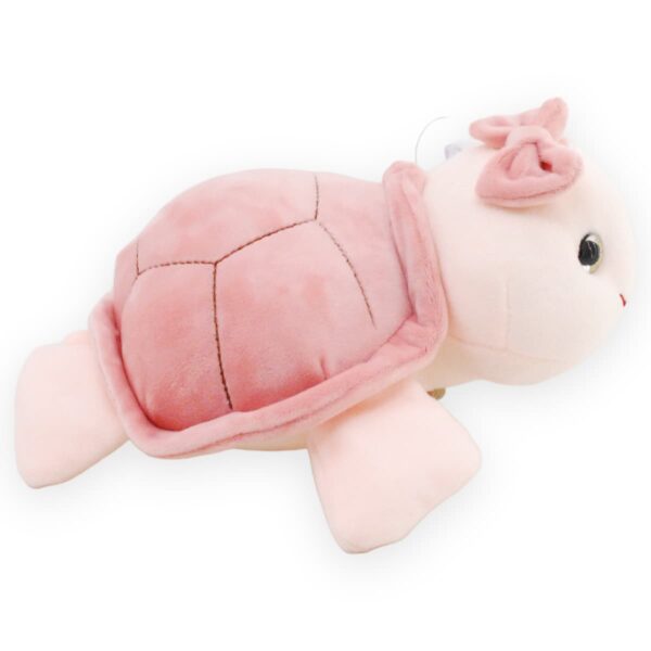 tortuga de peluche rosa 26 cm 4