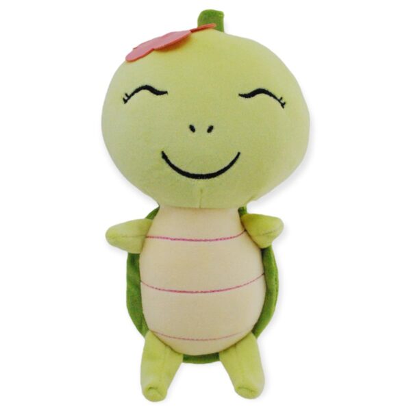 Tortuga de peluche verde