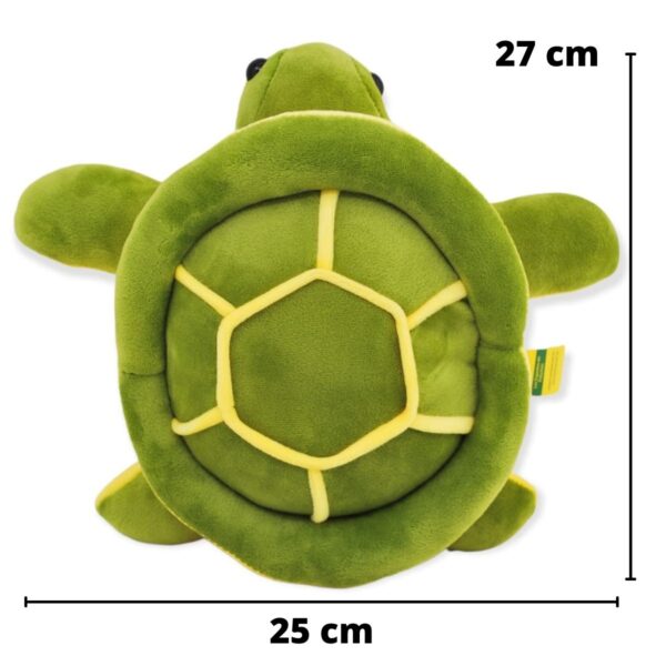 tortuga de peluche verde con amarillo 2