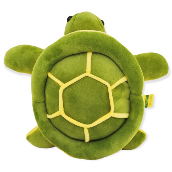 tortuga de peluche verde con amarillo 3