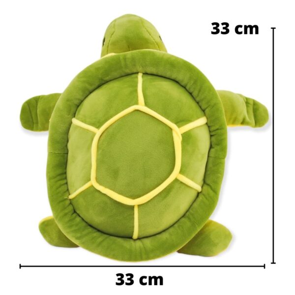 tortuga de peluche verde limon 2