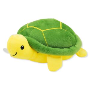 tortuga de peluche verde y amarillo