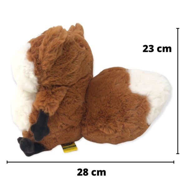 zorro de peluche café 23 cm 2