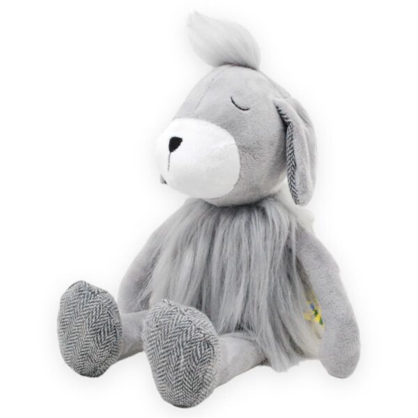 perro de peluche color gris 2