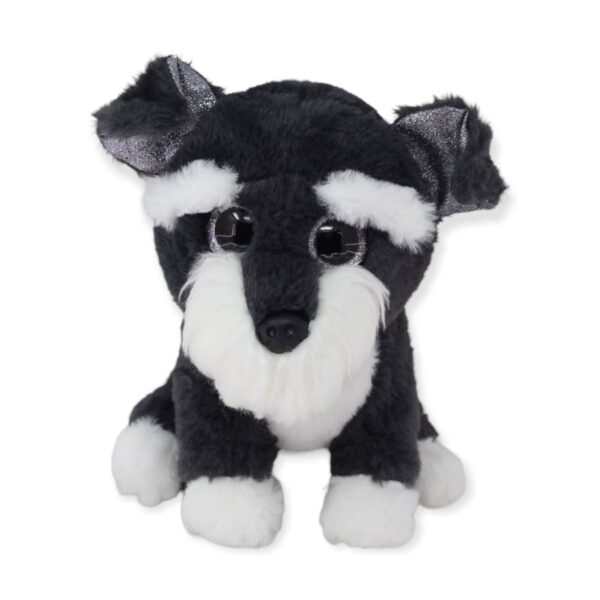 perro de peluche negro schnauzer