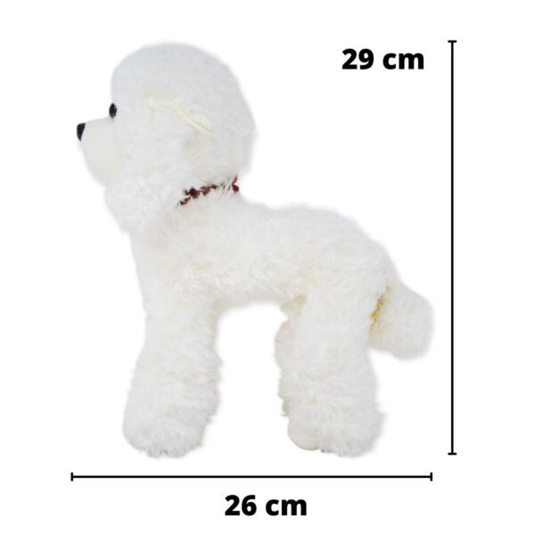 perro lanudo de peluche blanco 2