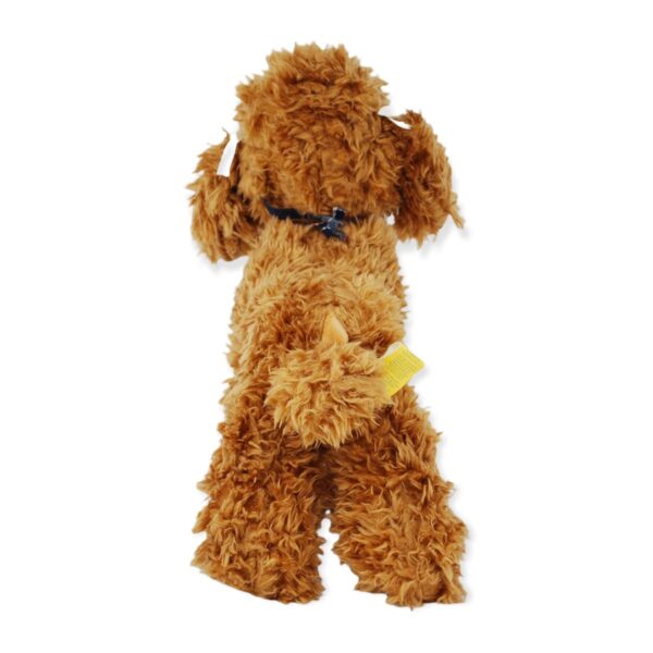 perro lanudo de peluche color miel 3