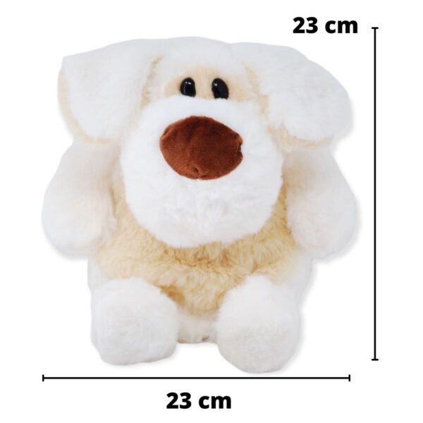 perrito de peluche gordito blanco 2