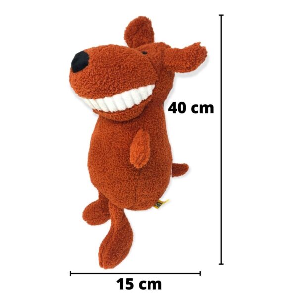 perro de peluche color rojo 2