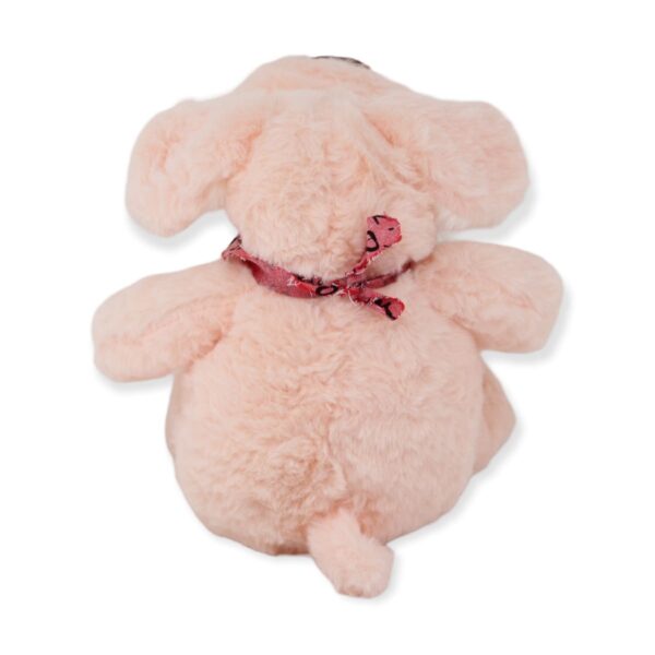 perro de peluche gordito rosa 3