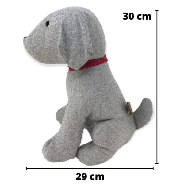 perro de peluche weimar gris 2