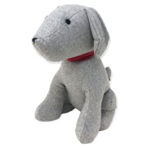 perro de peluche weimar gris